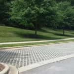 Turf Block System to act as Pervious Surface for Overflow Parking Area