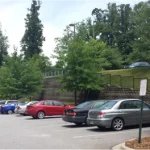 Access Road and Parking with Retaining Wall